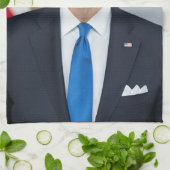 President Joe Biden White House Portret Theedoek (Gevouwen)