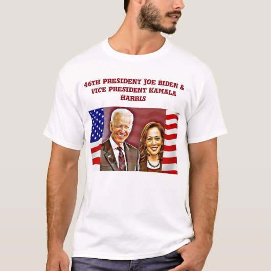 President JoeBident - Vice President Kamala Harris T-shirt (Voorkant)