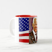President JoeBident - Vice President Kamala Harris Tweekleurige Koffiemok (Voorkant links)