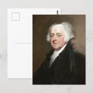 President John Adams Briefkaart