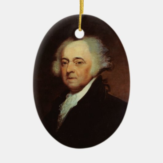 President John Adams Ornament (Voorkant)