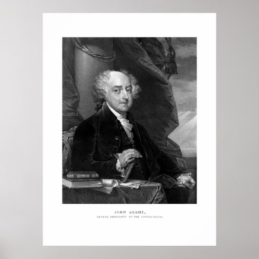 President John Adams Poster (Voorkant)