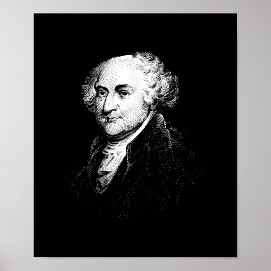 President John Adams Poster (Voorkant)