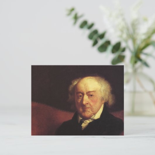 President John Admas Briefkaart (Staand voorkant)