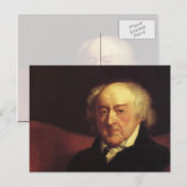 President John Admas Briefkaart (Voorkant / Achterkant)