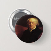President John Admas Ronde Button 5,7 Cm (Voorkant /achterkant)