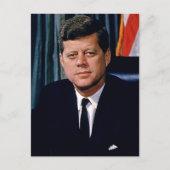 President John F. Kennedy Briefkaart (Voorkant)