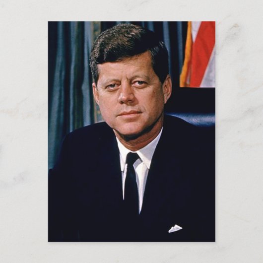 President John F. Kennedy Briefkaart (Voorkant)