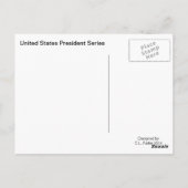 President John F Kennedy Briefkaart (Achterkant)