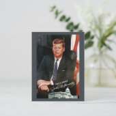 President John F. Kennedy  Briefkaart (Staand voorkant)
