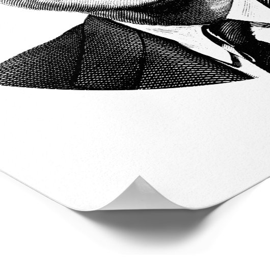 President John F. Kennedy Graphic Poster (Hoek)