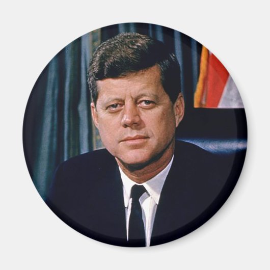 President John F. Kennedy Magneet (Voorkant)