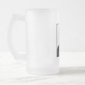 President John F Kennedy Portrait Frosted Glass BE Matglas Bierpul (Links)