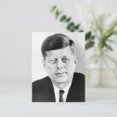President John F Kennedy Portret Briefkaart (Staand voorkant)