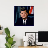 President John F. Kennedy Poster (Thuiskantoor)