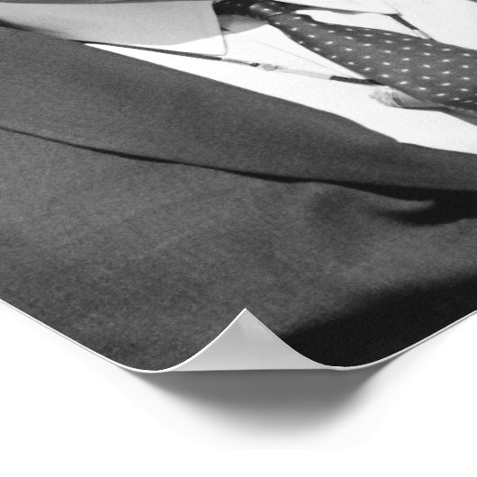 President John F. Kennedy Poster (Hoek)