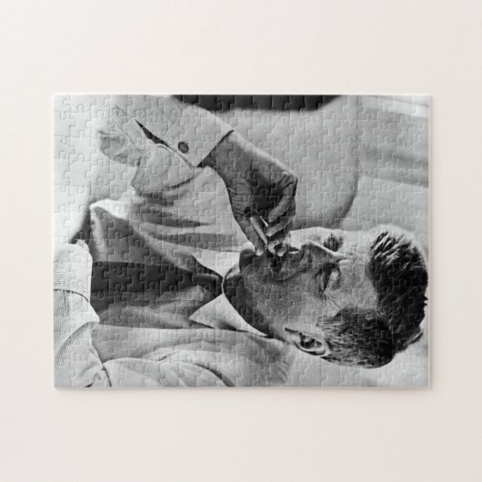 President John F Kennedy Smoking Legpuzzel (Horizontaal)