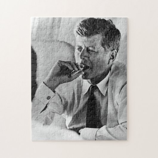 President John F Kennedy Smoking Legpuzzel (Verticaal)