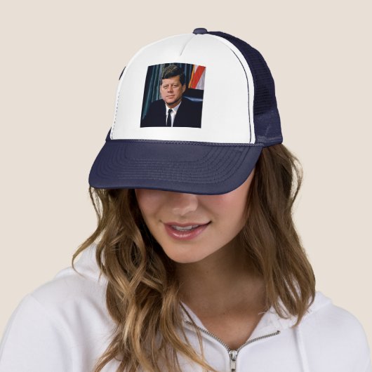 President John F. Kennedy Trucker Pet (In situ)
