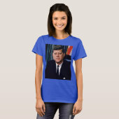 President John F Kennedy Womens T-shirt (Voorkant volledig)