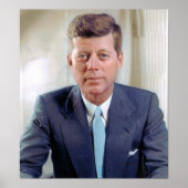 President John Fitzgerald Kennedy Poster (Voorkant)