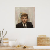 President John Fitzgerald Kennedy Poster (Keuken)