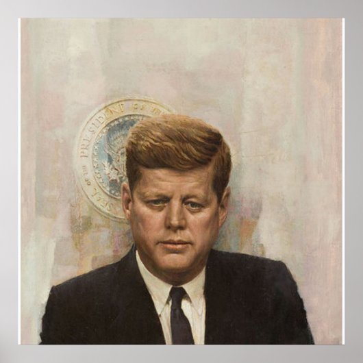 President John Fitzgerald Kennedy Poster (Voorkant)