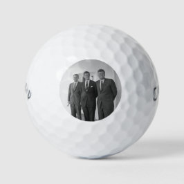 President John Kennedy & Broers Amerikaanse Camelo Golfballen