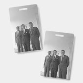 President John Kennedy & Brothers Amerikaanse Came Badge (Voor- en achterkant)
