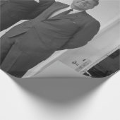 President John Kennedy & Brothers Amerikaanse Came Cadeaupapier (Hoek)