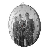 President John Kennedy & Brothers Amerikaanse Came Dartbord (Voorkant Rechts)
