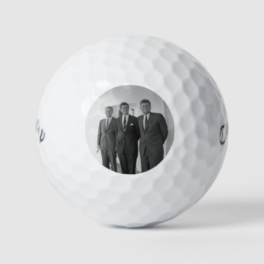 President John Kennedy & Brothers Amerikaanse Came Golfballen (Voorkant)