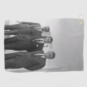 President John Kennedy & Brothers Amerikaanse Came Golfhanddoek (Horizontaal)
