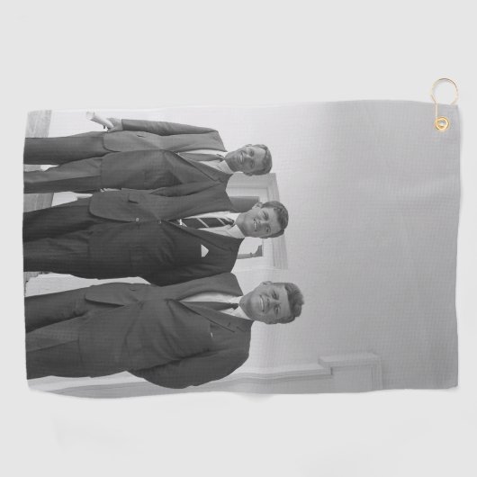 President John Kennedy & Brothers Amerikaanse Came Golfhanddoek (Horizontaal)