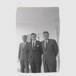 President John Kennedy & Brothers Amerikaanse Came Golfhanddoek