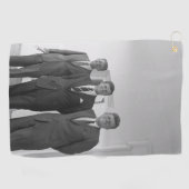 President John Kennedy & Brothers Amerikaanse Came Golfhanddoek (Horizontaal)