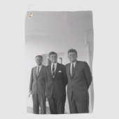 President John Kennedy & Brothers Amerikaanse Came Golfhanddoek (Voorkant)