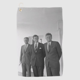 President John Kennedy & Brothers Amerikaanse Came Golfhanddoek