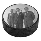 President John Kennedy & Brothers Amerikaanse Came Hockey Puck (3/4)