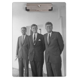 President John Kennedy & Brothers Amerikaanse Came Klembord