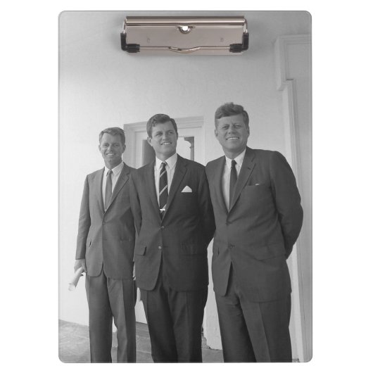 President John Kennedy & Brothers Amerikaanse Came Klembord (Voorkant)