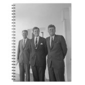 President John Kennedy & Brothers Amerikaanse Came Notitieboek (Voorkant)