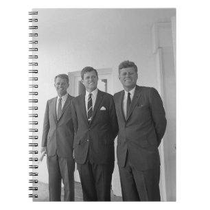 President John Kennedy & Brothers Amerikaanse Came Notitieboek
