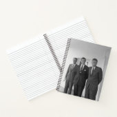 President John Kennedy & Brothers Amerikaanse Came Notitieboek (Binnen)