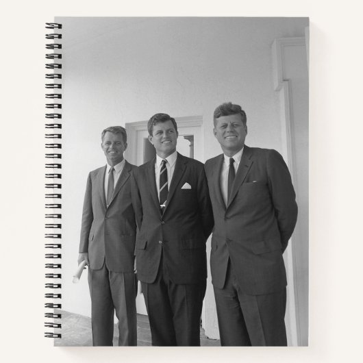 President John Kennedy & Brothers Amerikaanse Came Notitieboek (Voorkant)