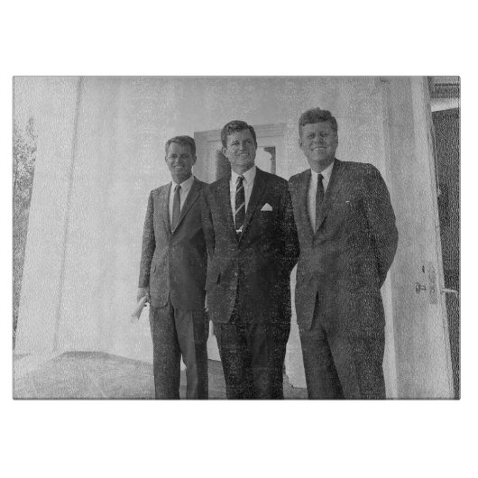 President John Kennedy & Brothers Amerikaanse Came Snijplank (Voorkant)