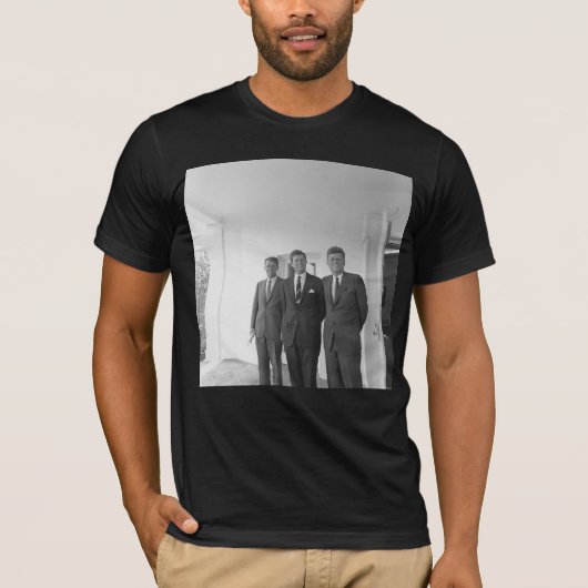 President John Kennedy & Brothers Amerikaanse Came T-shirt (Voorkant)