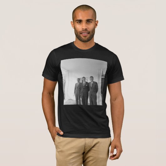 President John Kennedy & Brothers Amerikaanse Came T-shirt (Voorkant volledig)