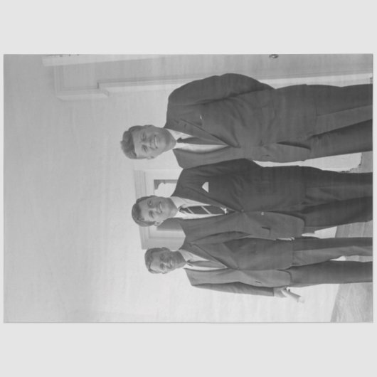 President John Kennedy & Brothers Amerikaanse Came Tissuepapier (Voorkant)