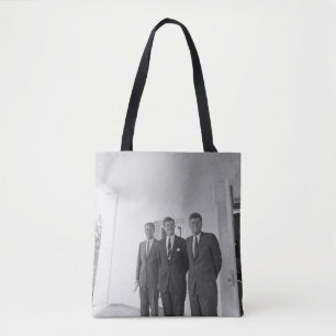 President John Kennedy & Brothers Amerikaanse Came Tote Bag